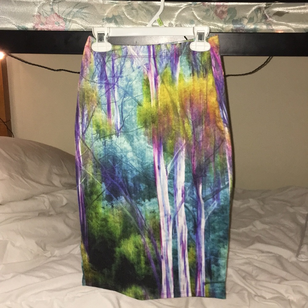 TOPSHOP Petite Pencil High-waisted Skirt